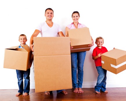 Local movers handling a residential move in Acton