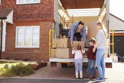 Man and van service helping with a local move in Acton
