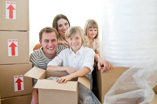Acton office relocation team preparing furniture and IT equipment