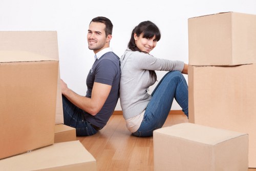 Acton office removals for desks, boxes, and equipment in a commercial move