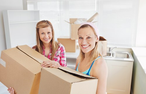 Packing and preparation for a man and van service in Acton